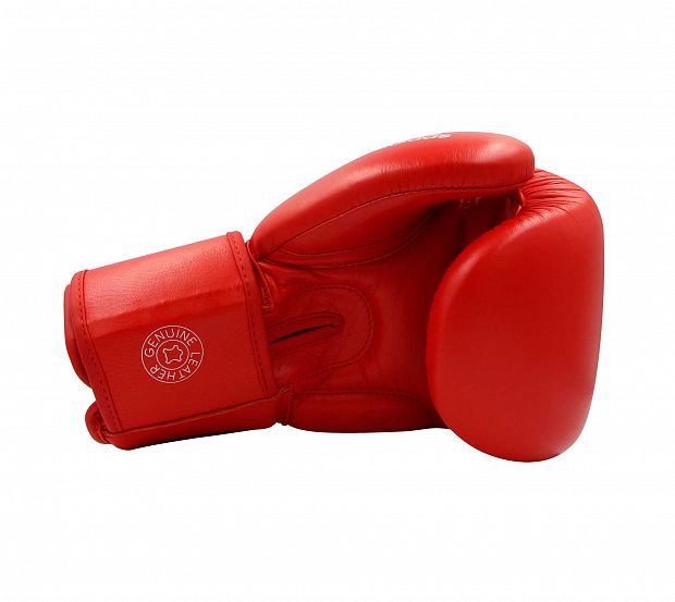 Перчатки боксерские Muay Thai Gloves 200 красно-белые фото 9