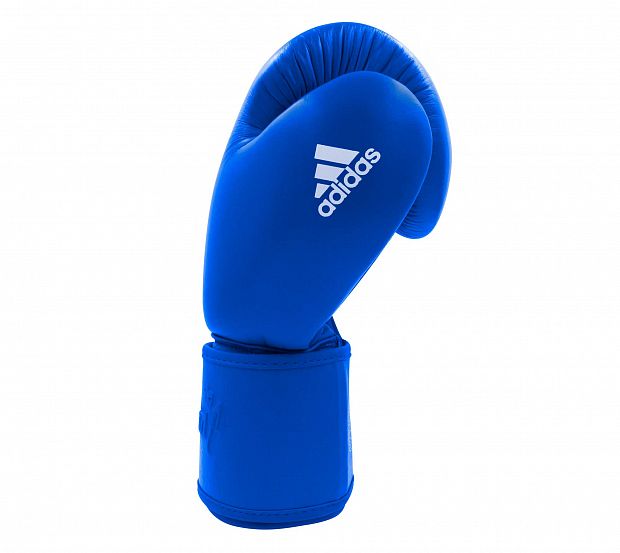 Перчатки боксерские Muay Thai Gloves 200 сине-белые фото 9