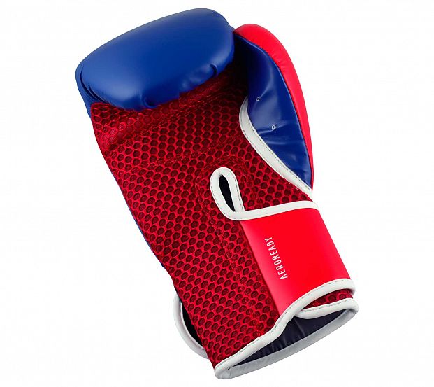 Перчатки боксерские Hybrid 150 сине-красные фото 10