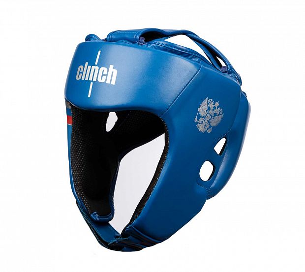 Шлем боксерский Clinch Olimp Dual синий фото 3
