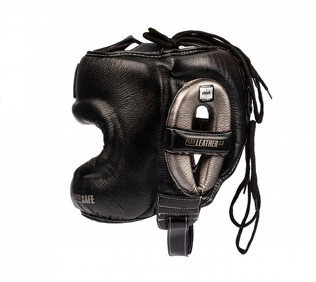 Шлем для единоборств с бампером Clinch Face Guard черно-бронзовый фото 4