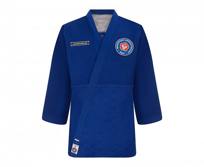 Кимоно для дзюдо Clinch Judo Gold FDR синее фото 10