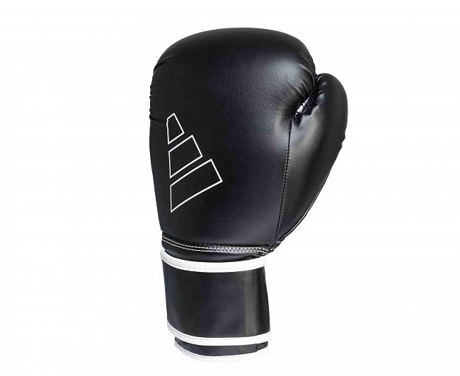 Перчатки боксерские Hybrid 80 черно-белые фото 3