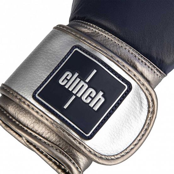 Перчатки боксерские Clinch Prime 2.0 темносине-серебристые фото 8