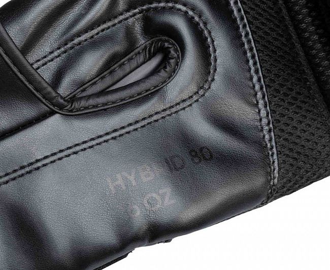 Перчатки боксерские Hybrid 80 черные фото 8