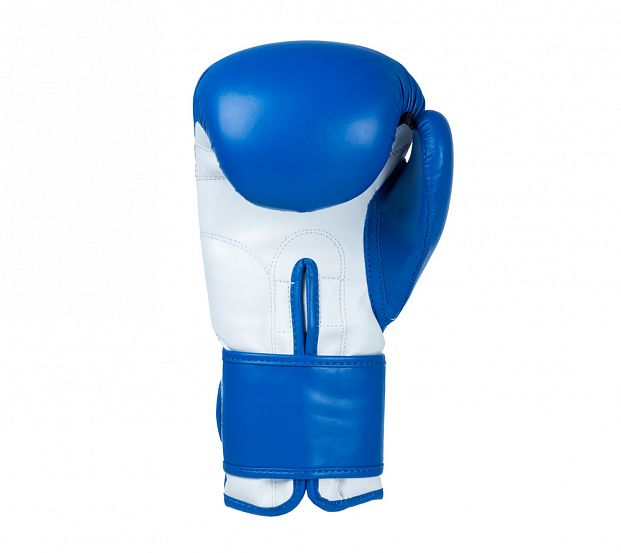 Перчатки боксерские Clinch Fight сине-белые фото 4